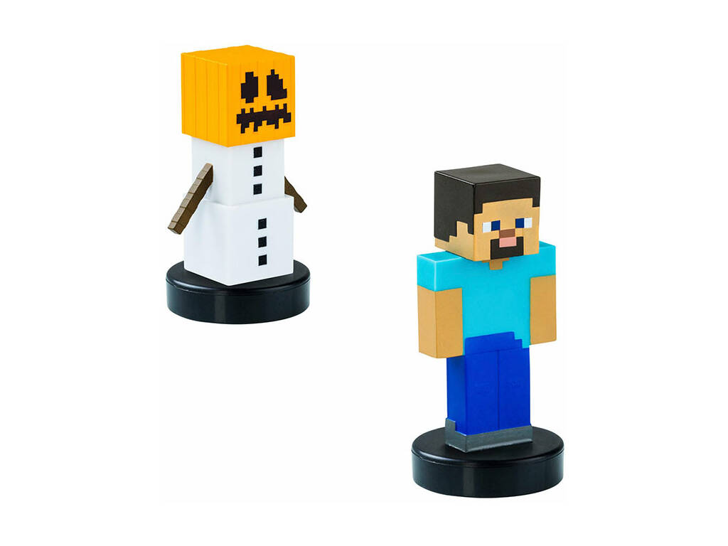 Minecraft Pack di 2 figurine con timbro