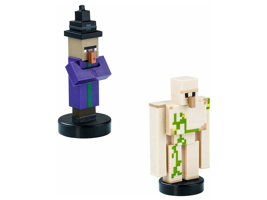 Minecraft Pack di 2 figurine con timbro