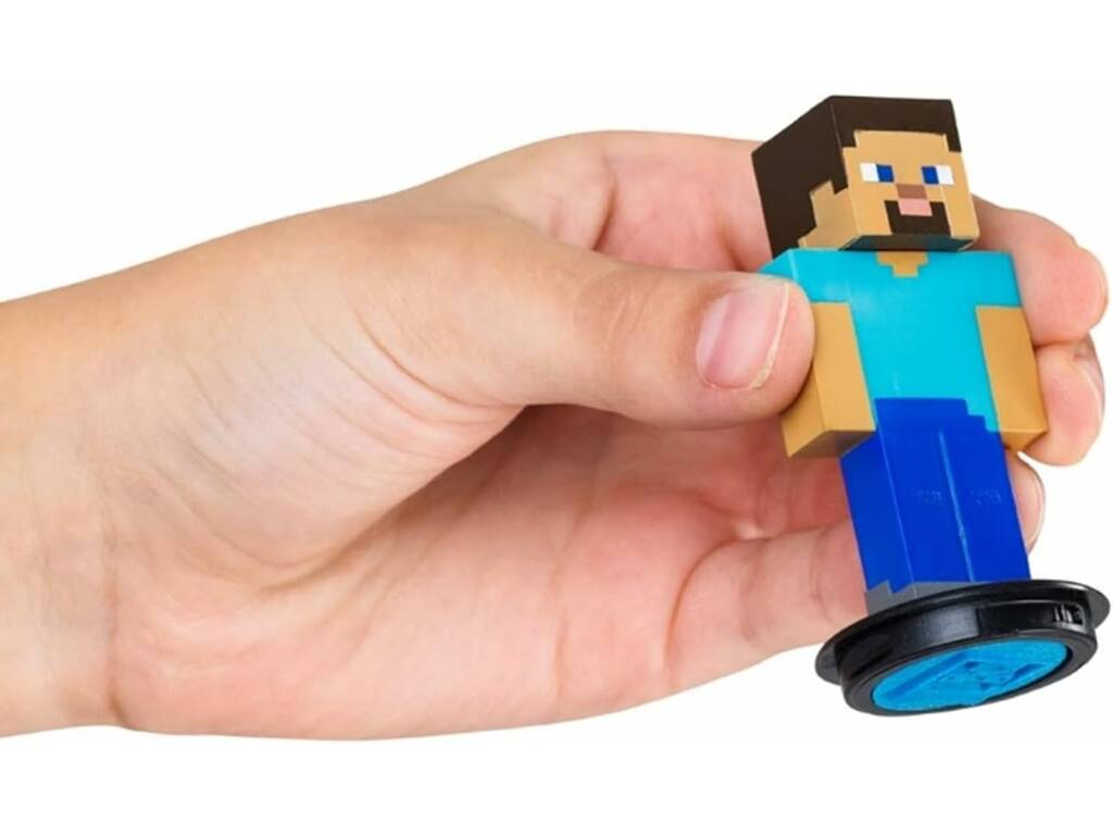 Minecraft Pack di 3 figurine con timbro