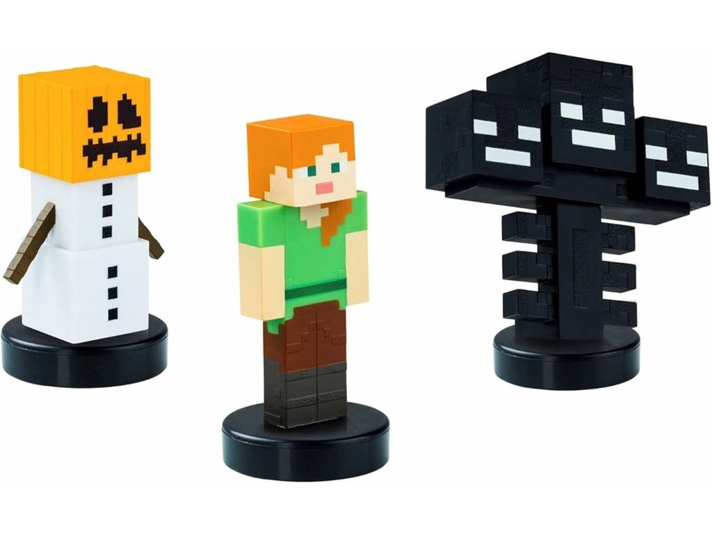 Minecraft Pack di 3 figurine con timbro