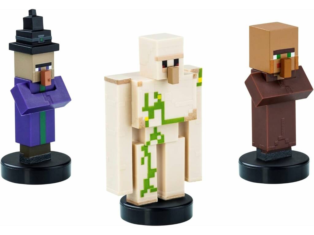 Minecraft Pack di 3 figurine con timbro