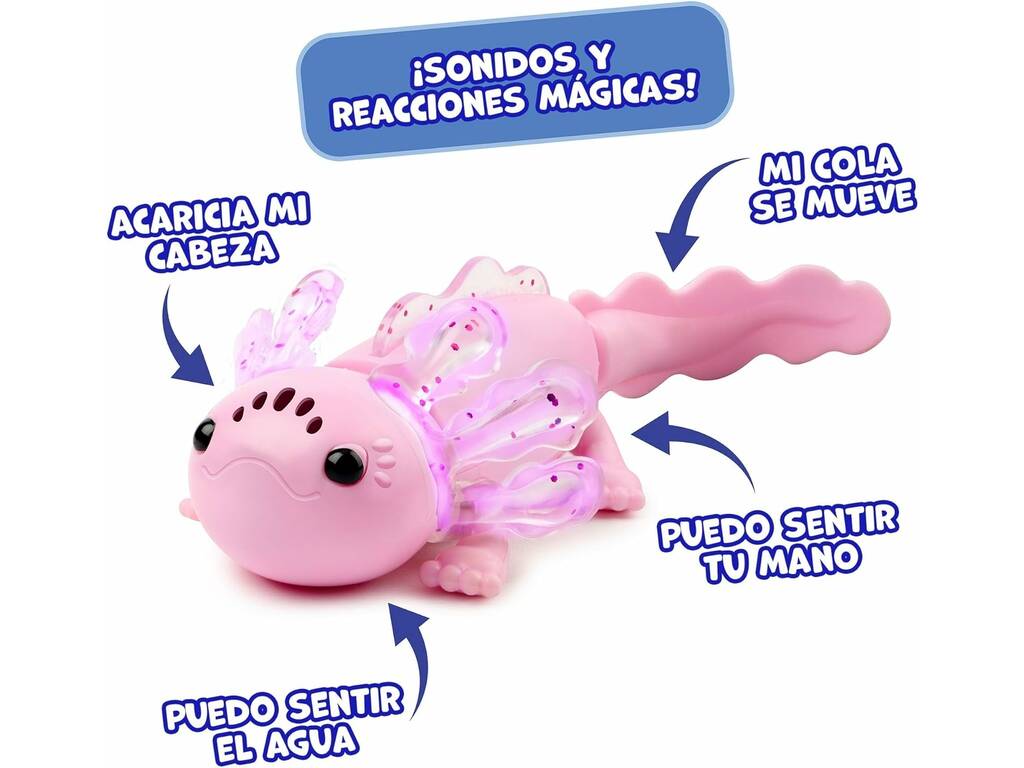 Fingerlings Cucciolo Bebè Axolotl Alix Nuotatore