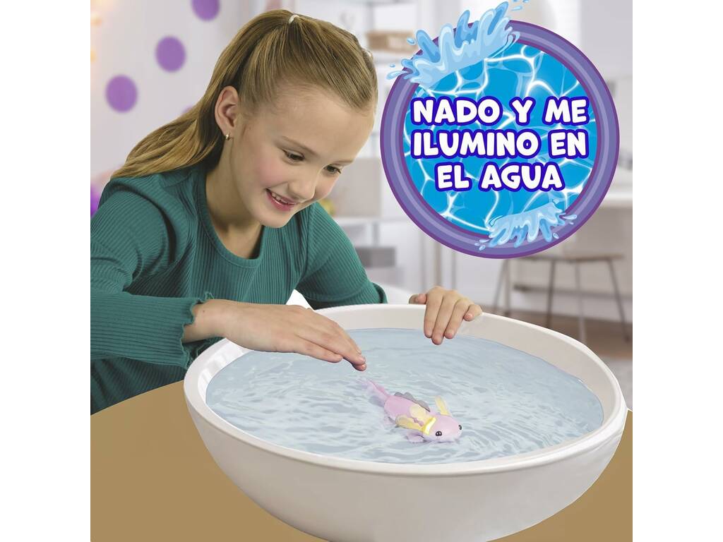 Fingerlings Cucciolo Bebè Axolotl Alix Nuotatore