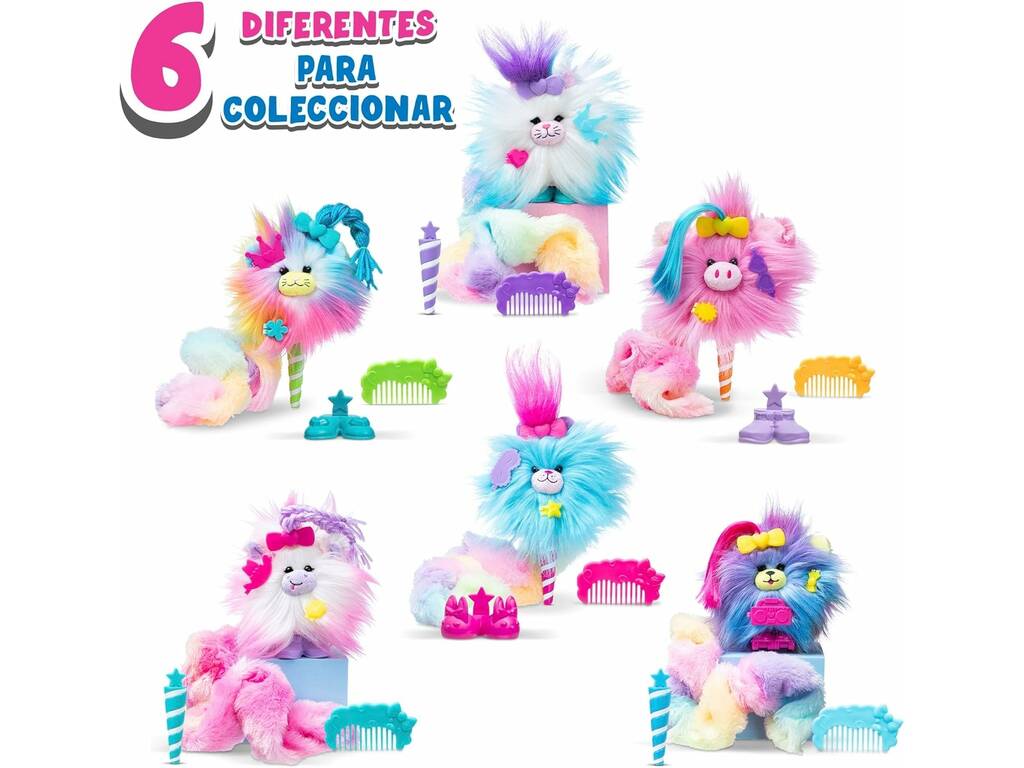 Amichetti Zucchero filato Peluche Sorpresa Serie 1