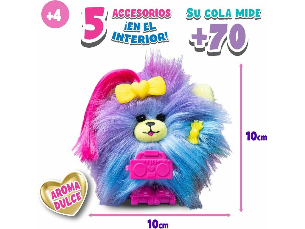 Amichetti Zucchero filato Peluche Sorpresa Serie 1