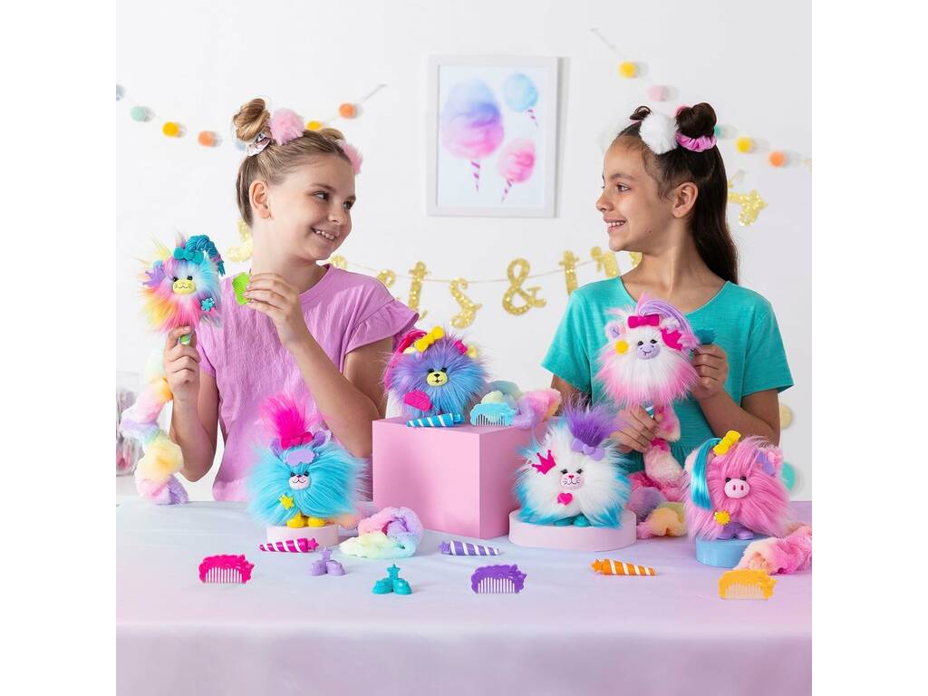 Amichetti Zucchero filato Peluche Sorpresa Serie 1