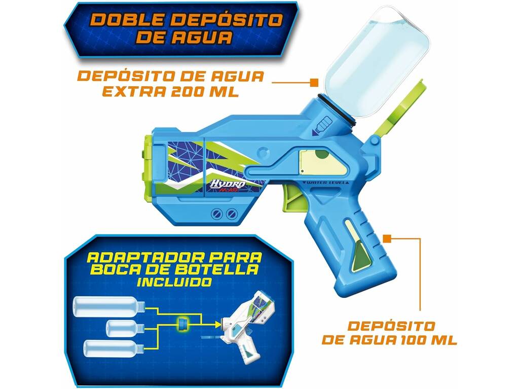 Hydro MAD Pack 2 Mini lanciatori d'acqua elettrici