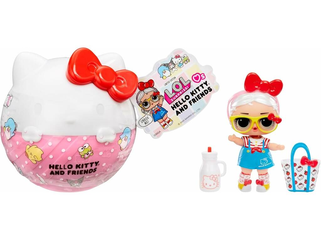 LOL Surprise Hello Kitty And Friends Bambola Sorpresa con Accessori