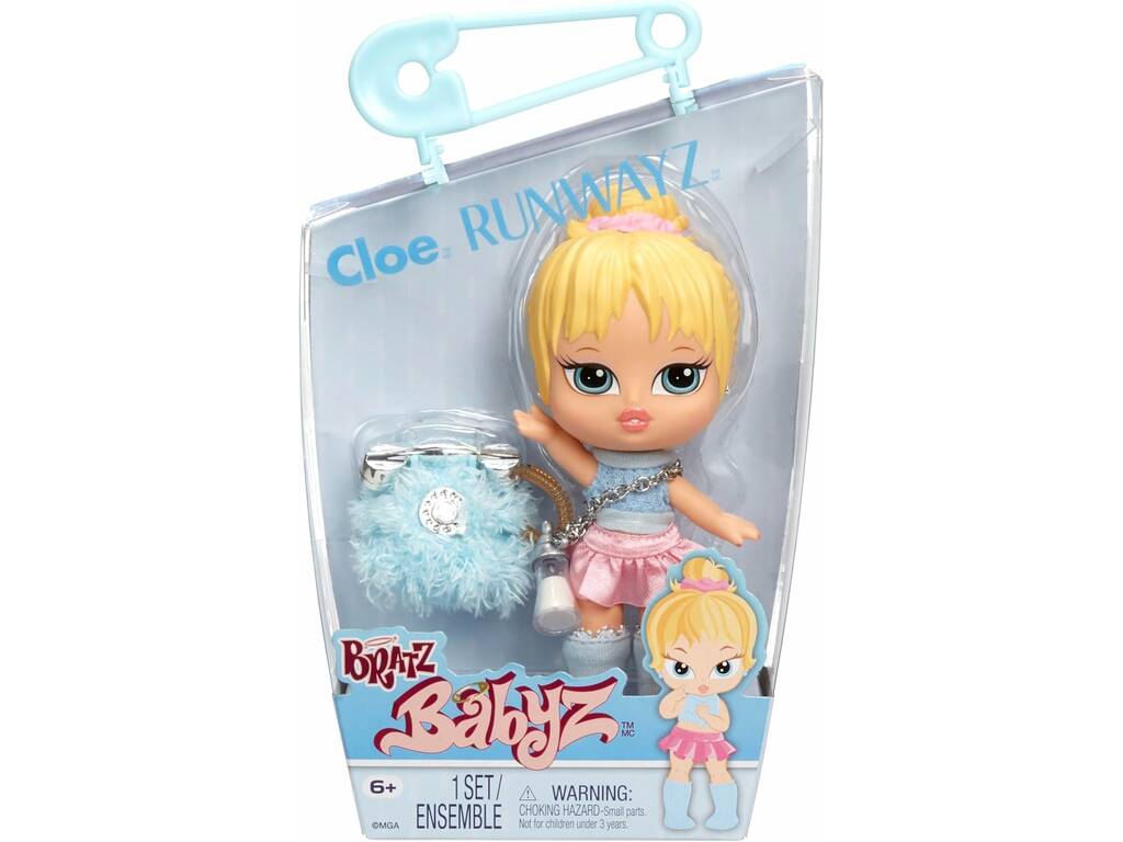 Bratz Babyz Runwayz Bambola Cloe con accessori