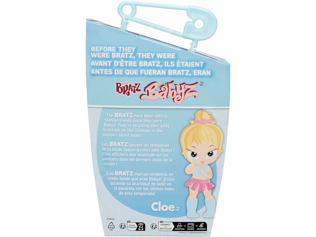 Bratz Babyz Runwayz Bambola Cloe con accessori