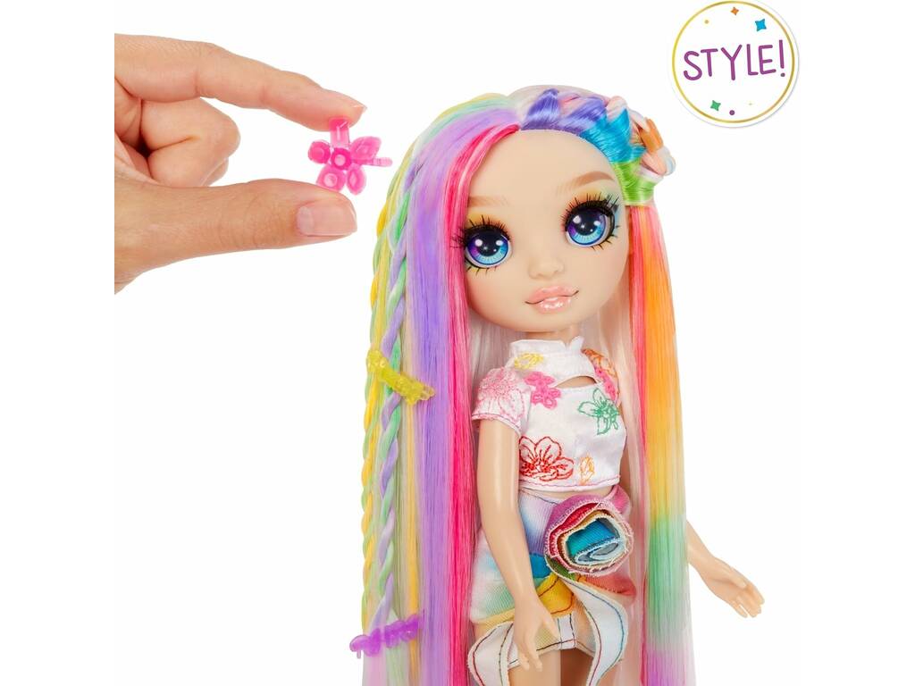 Rainbow High Hair Chalk & Style Bambola Amaya Rainr