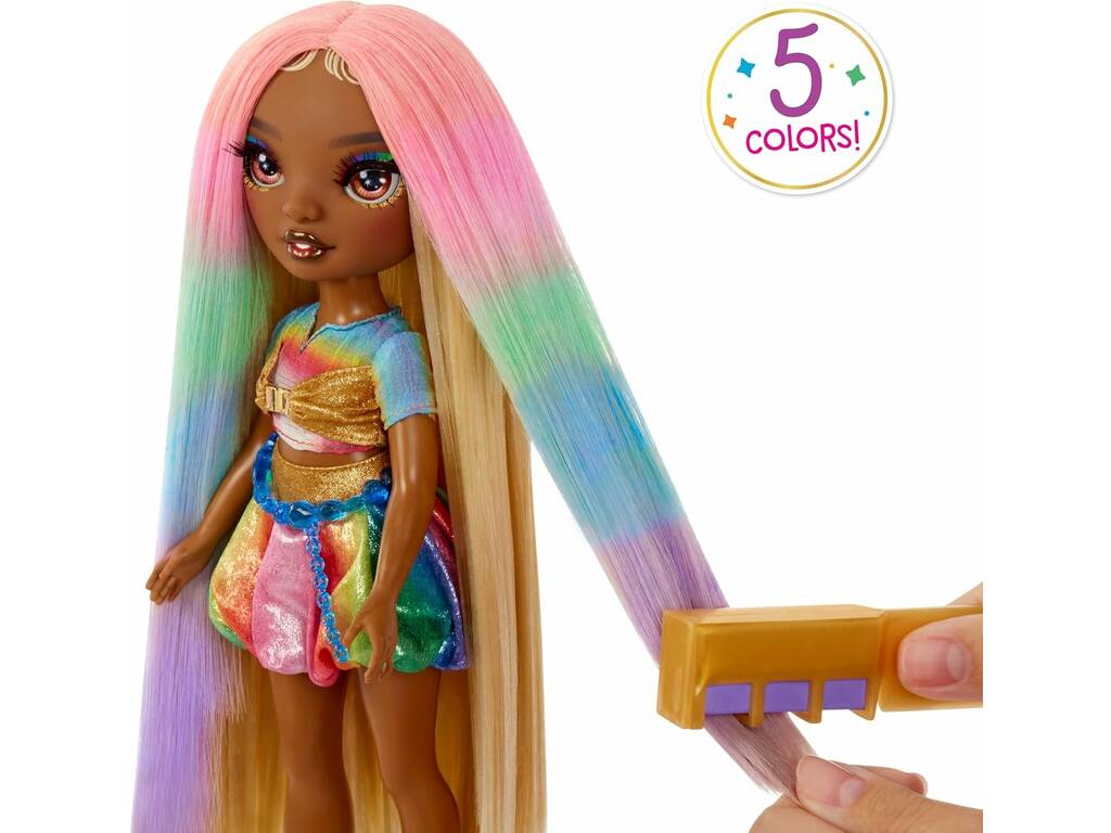 Rainbow High Hair Chalk & Style Bambola Meline Gold