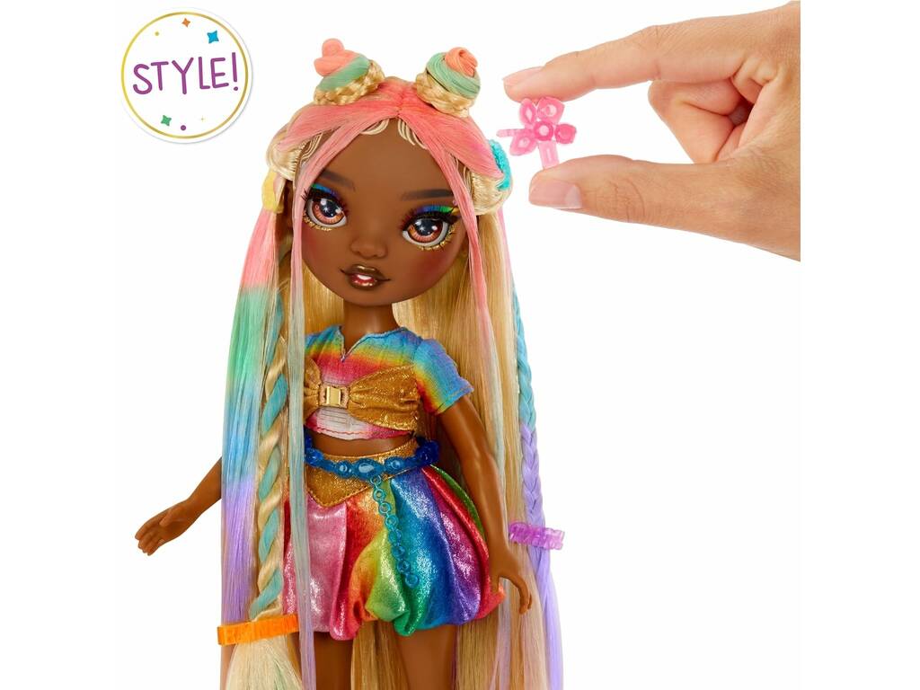 Rainbow High Hair Chalk & Style Bambola Meline Gold