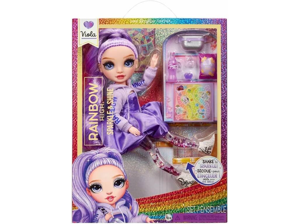Rainbow High Sparkle & Shine Bambola Viola