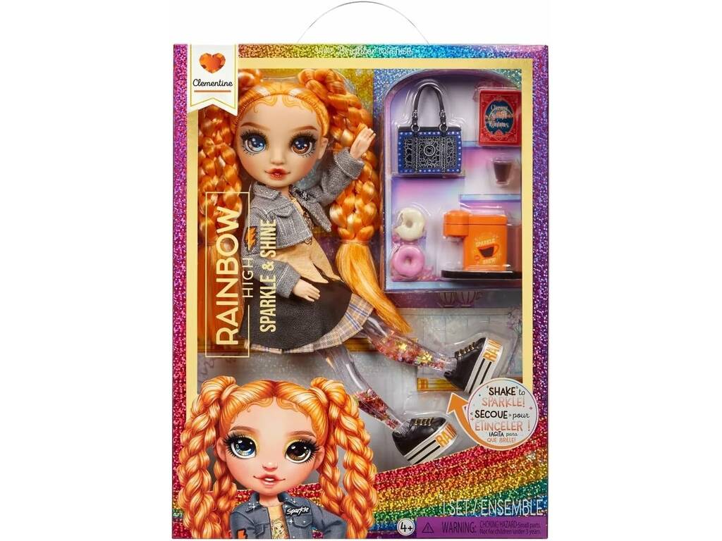 Rainbow High Sparkle & Shine Bambola Clementine