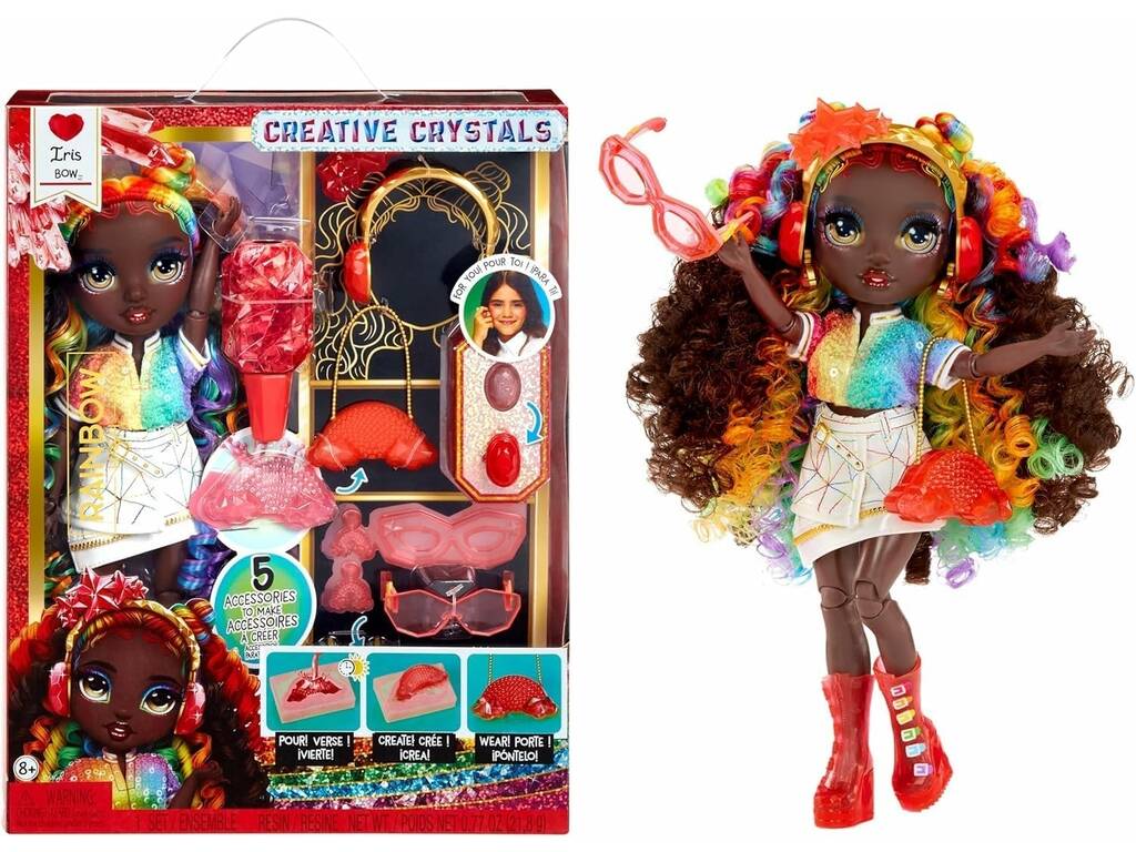 Rainbow High Crystal Bambola Fashion Iris Bow