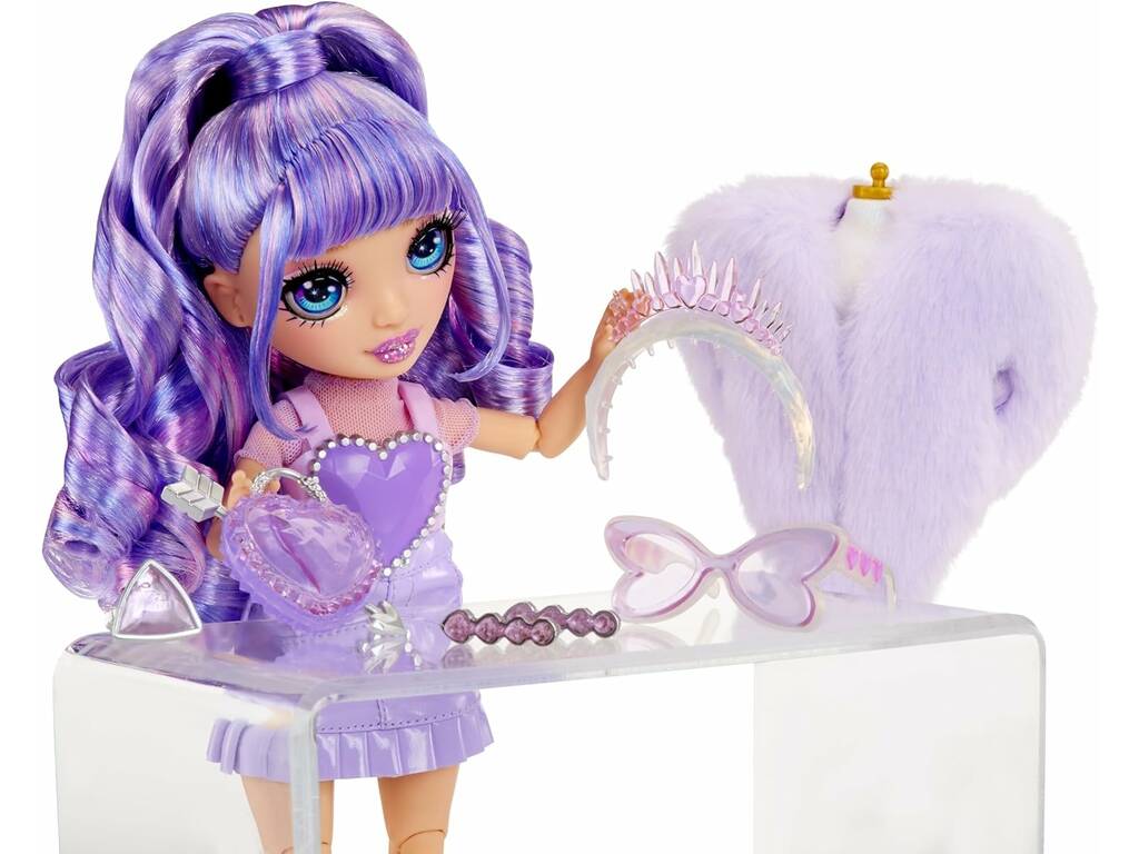 Rainbow High Crystal Bambola Fashion Violet