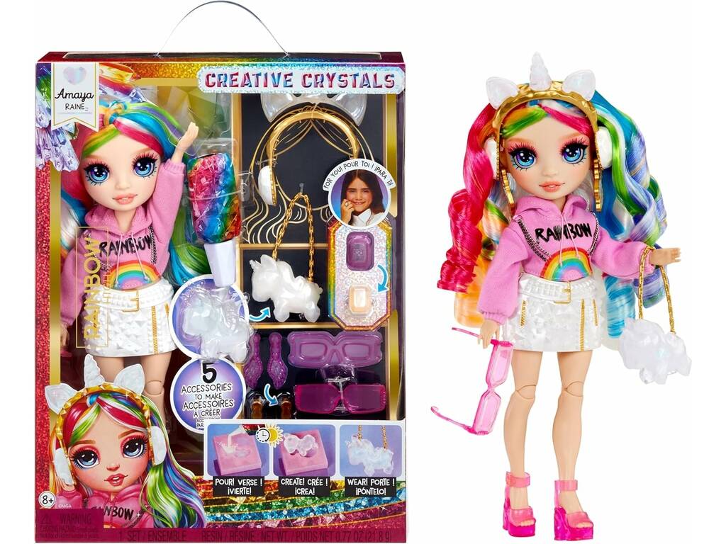 Rainbow High Crystal Bambola Fashion Amaya