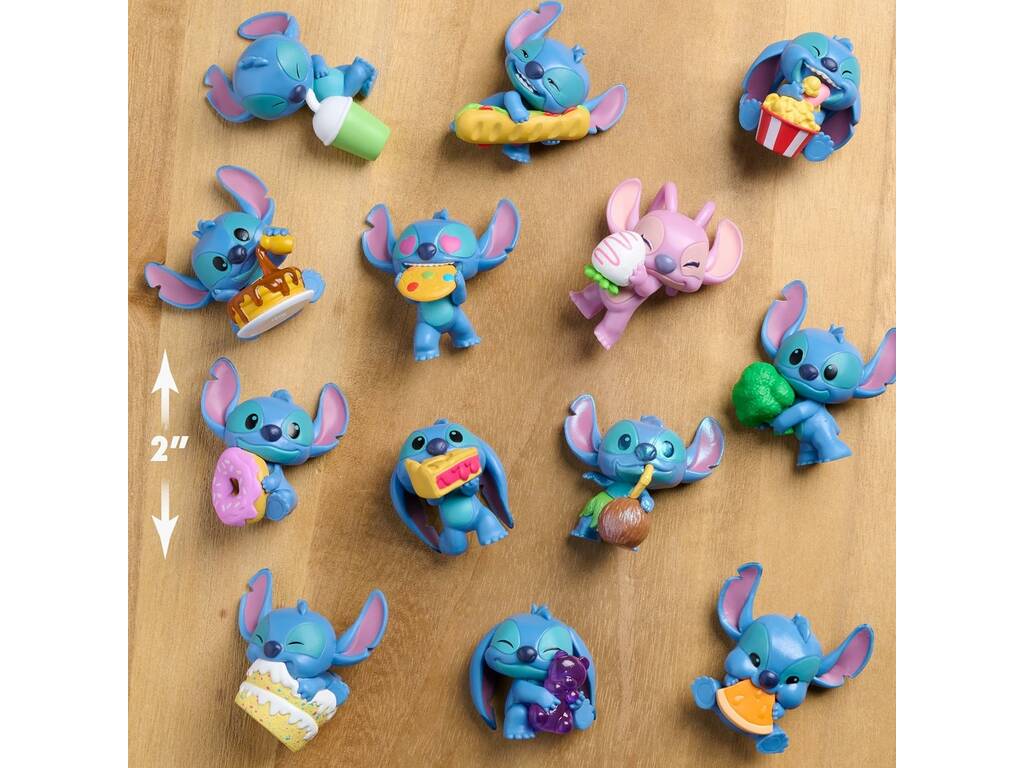 Stitch Palla Sorpresa Blu Mini Figura da Collezione