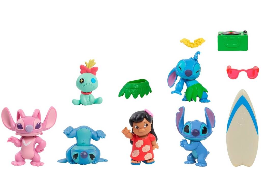 Disney Stitch Set figure collezionabili da 11 pezzi