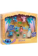 Disney Stitch - Ensemble de figurines à collectionner 11 pièces