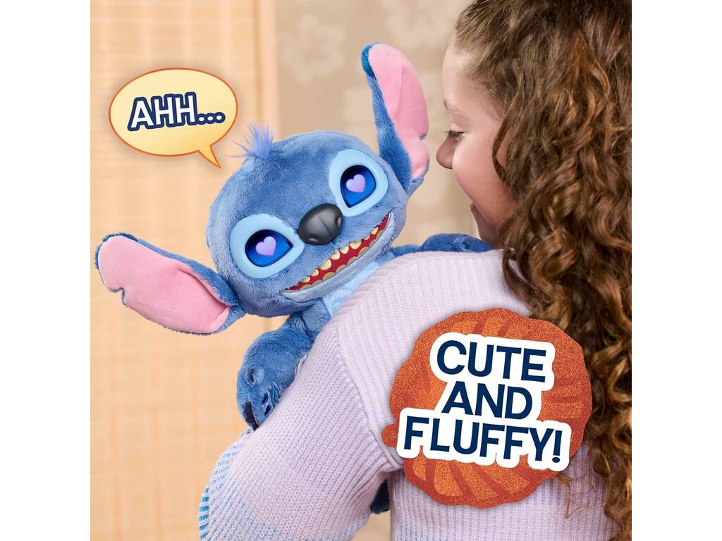 Disney Stich Pupazzo interattivo Molti stati d'animo da 30 cm con suoni ed effetti