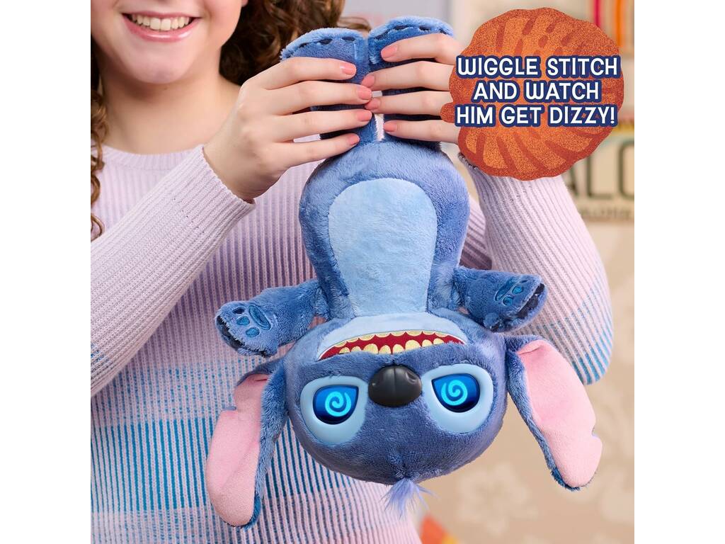 Disney Stich Pupazzo interattivo Molti stati d'animo da 30 cm con suoni ed effetti
