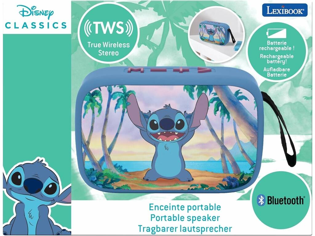 Disney Stitch Altoparlante portatile Bluetooth