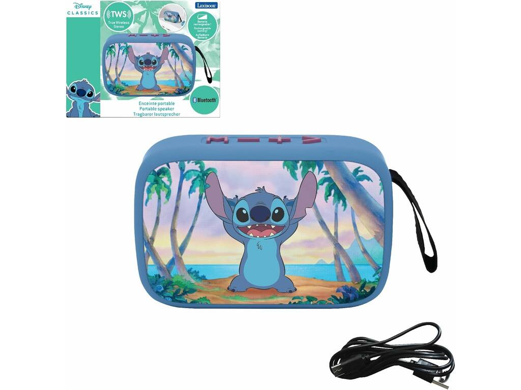 Disney Stitch Altoparlante portatile Bluetooth