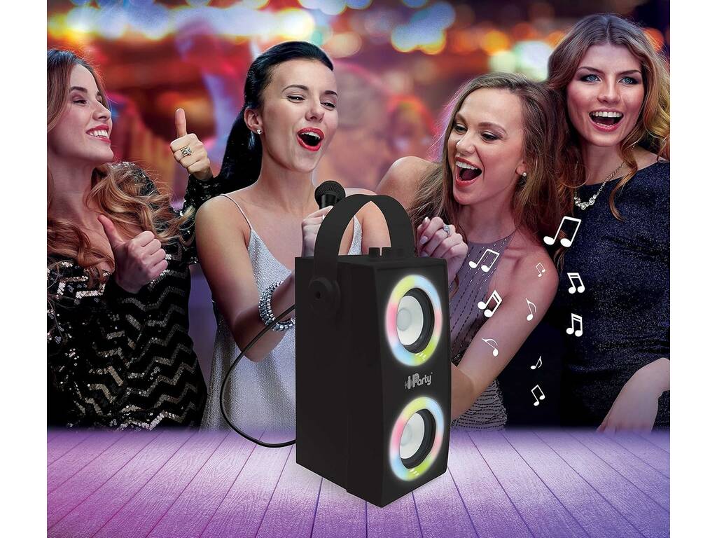 IParty Altoparlante Luminoso Bluetooth con Microfono