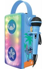 Disney Stitch Altifalante Luminoso Bluetooth com Microfone