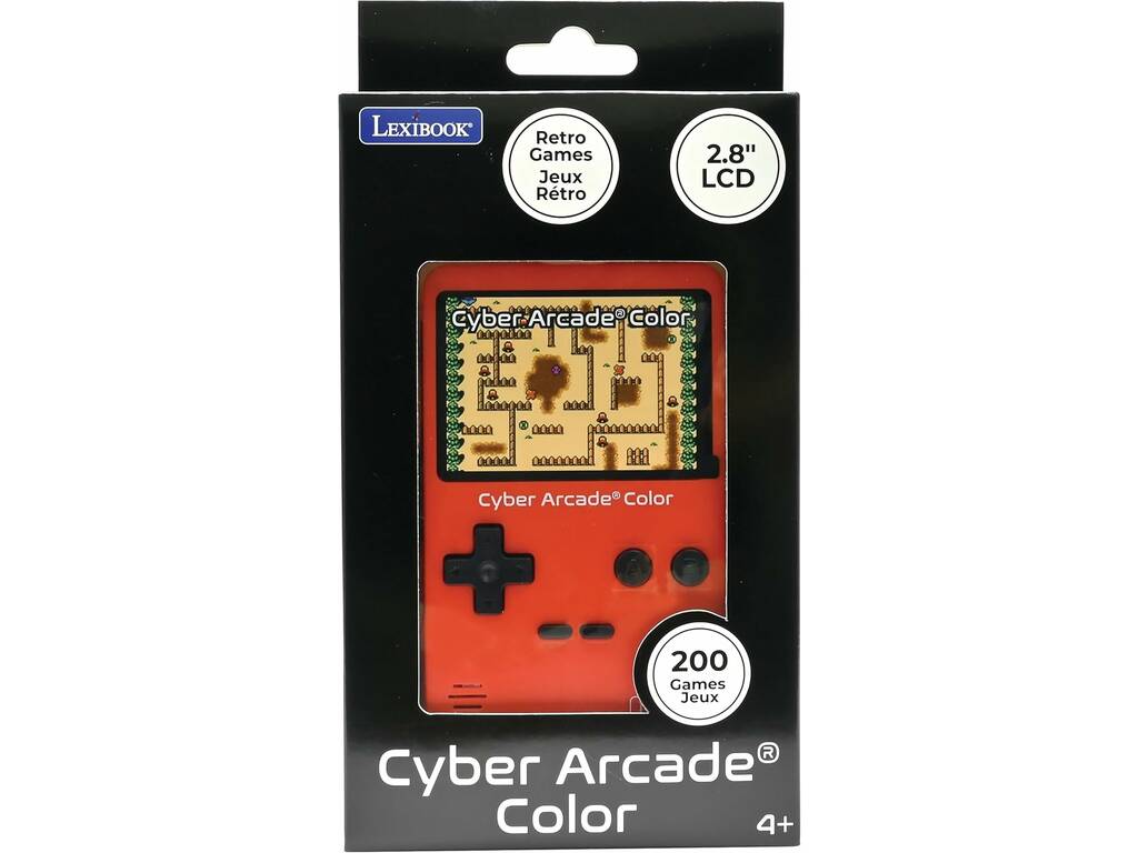Console Portatile Cyber Arcade Color con 200 Giochi