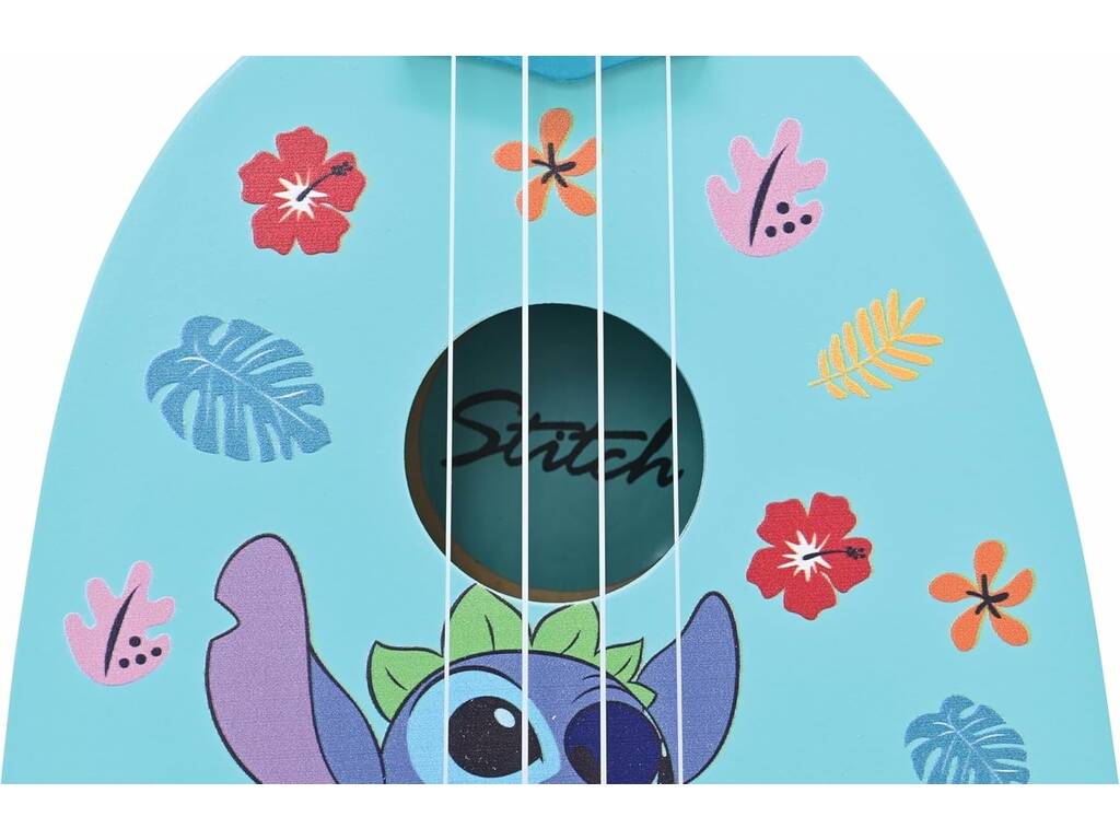 Disney Stitch Ukulele in legno da 53 cm