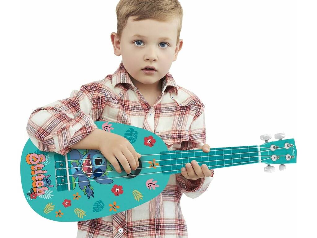 Disney Stitch Ukulele in legno da 53 cm