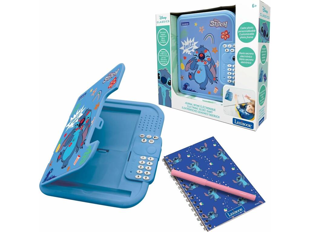 Disney Stitch Diario Secreto Electrónico