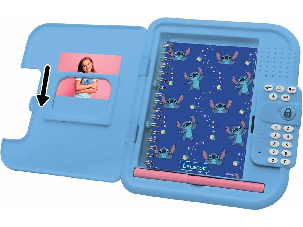 Disney Stitch Diario Secreto Electrónico