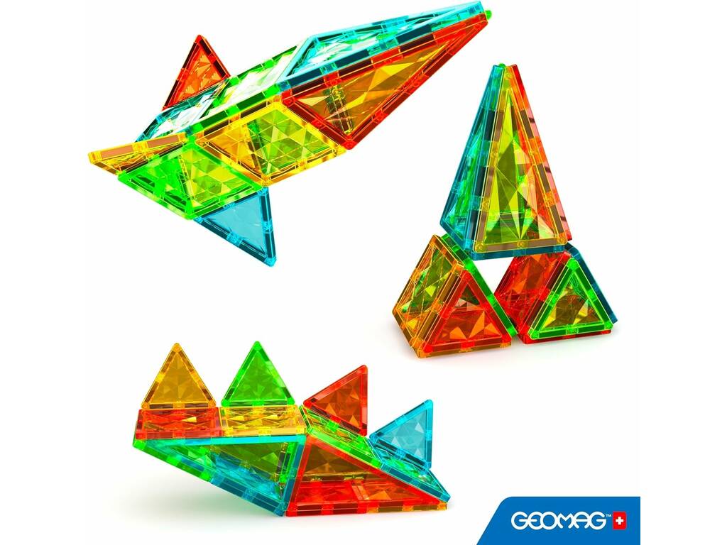 Geomag Magnetics Tiles Gems 16 pezzi