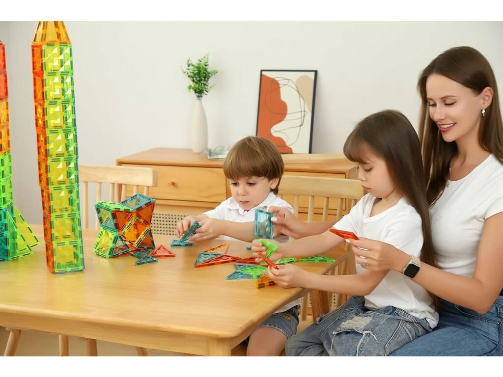 Geomag Magnetics Tiles Gems 16 pezzi
