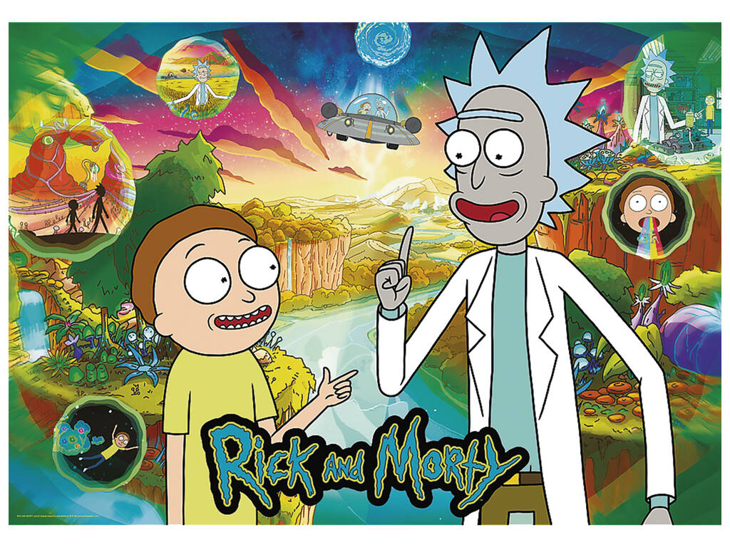 Puzzle 1000 pezzi Premium Rick And Morty