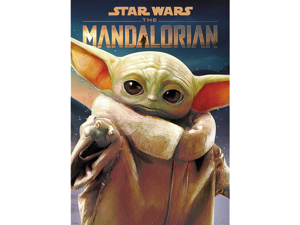 Puzzle da 1000 pezzi Premium Star Wars The Mandalorian Grogu