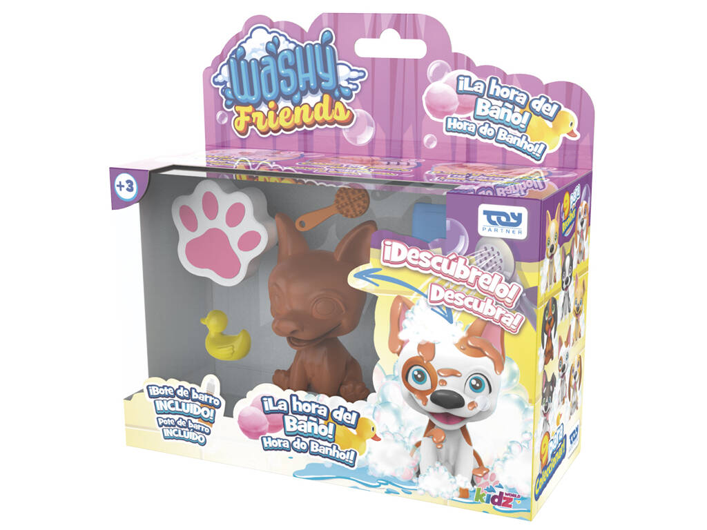 Pack de figurines Washy Friends avec accessoires