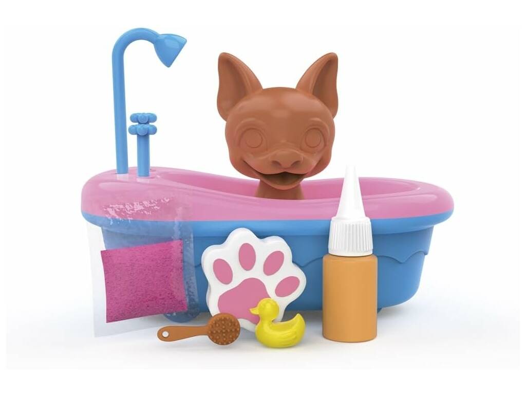 Ensemble de figurines Washy Friends avec baignoire et accessoires