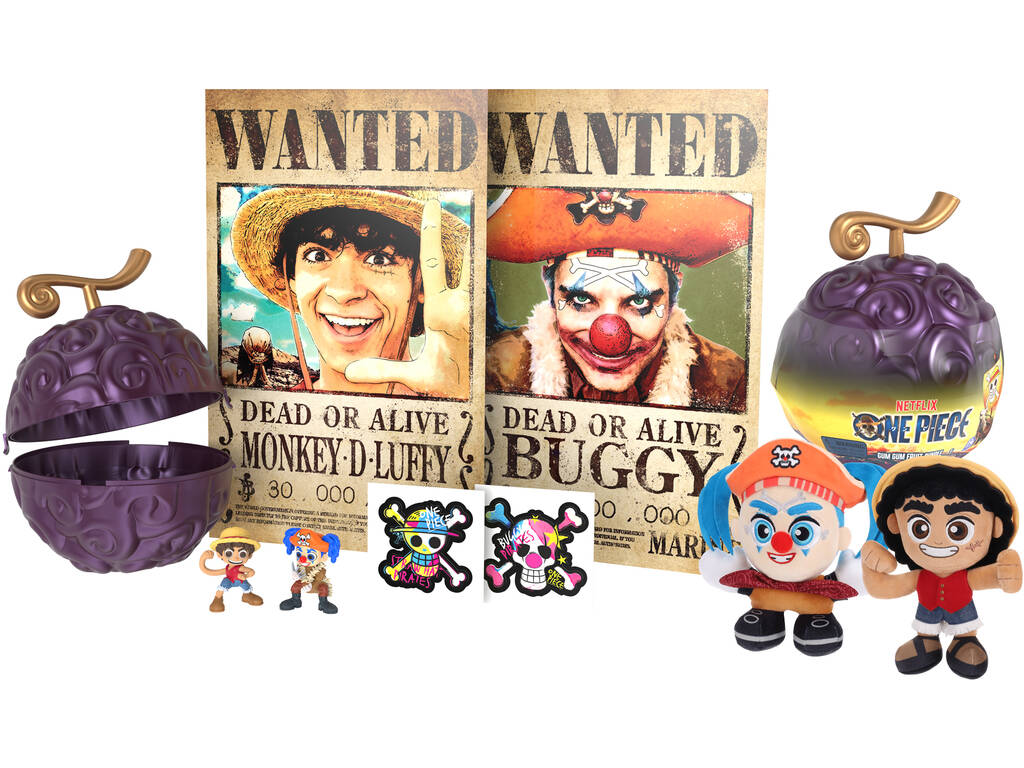 One Piece Frutta Gum Gum con 8 sorprese