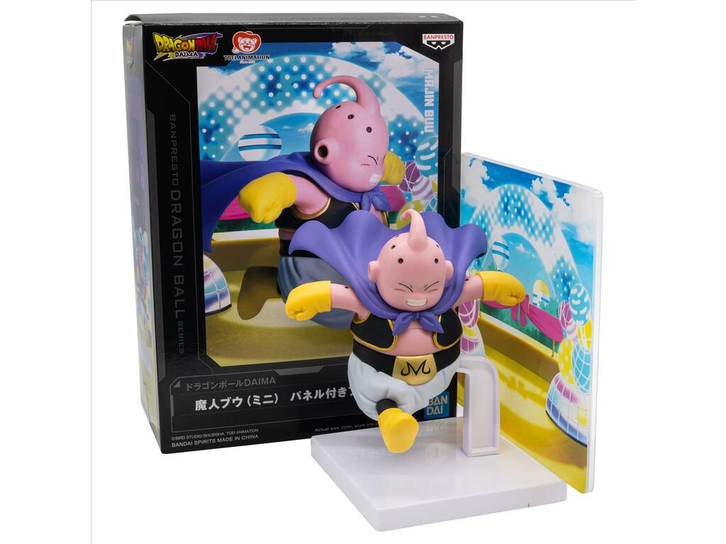 Dragon Ball Daima Figura Majin Buu con Pannello da 14 cm