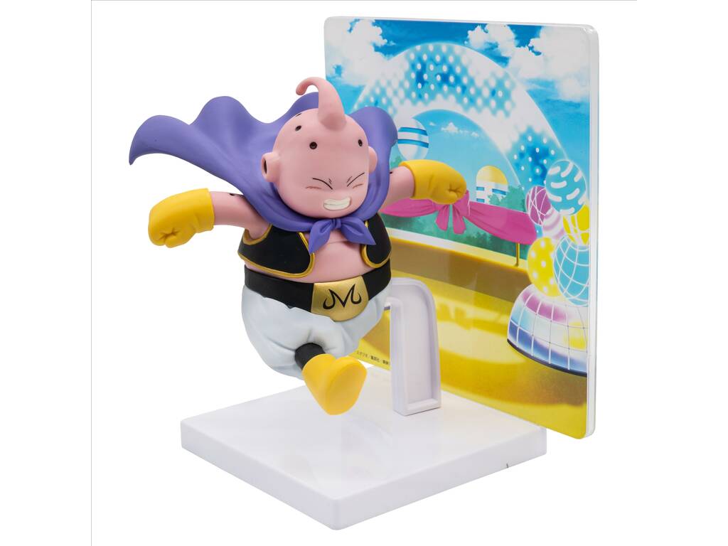 Dragon Ball Daima Figura Majin Buu con Pannello da 14 cm