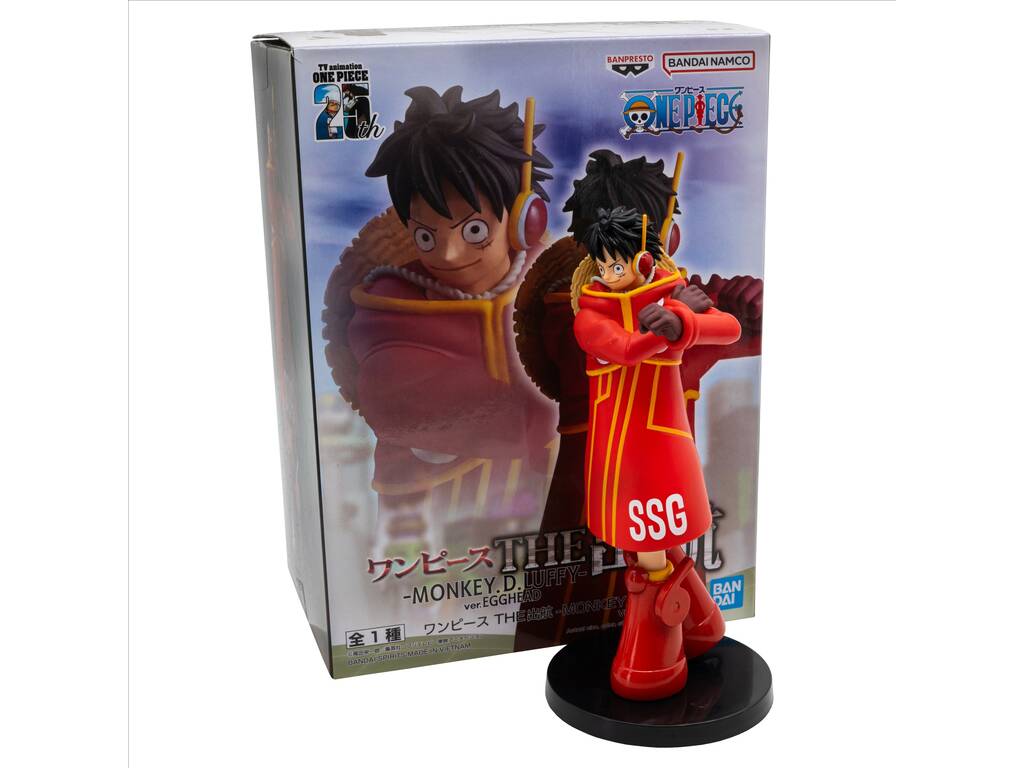 One Piece The Shukko 14cm Monkey D. Luffy Ver. Egghead Figure