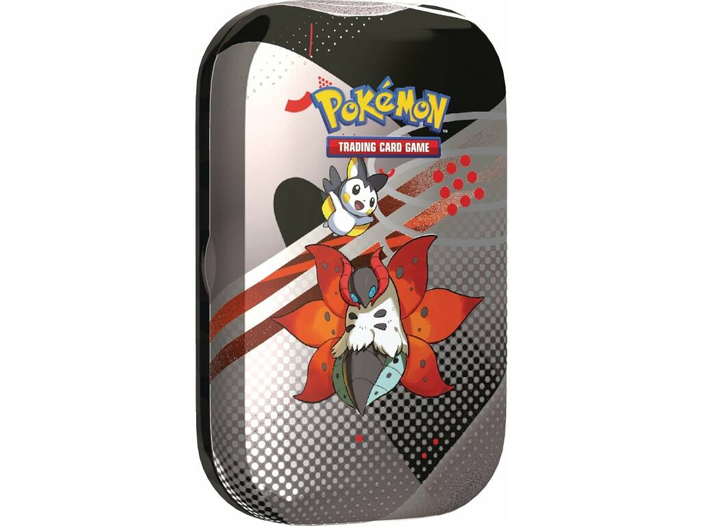 Pokémon TCG Scarlet & Violet Black Glow & White Flame Mini Tin con 2 buste