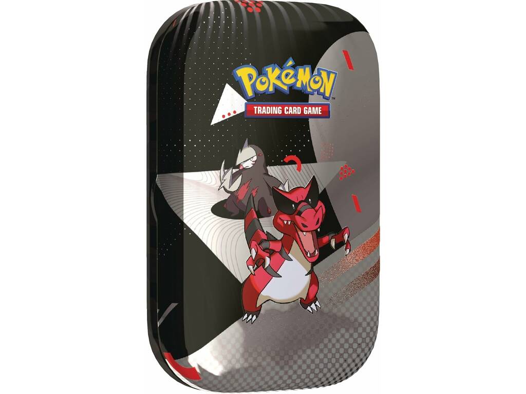 Pokémon TCG Scarlet & Violet Black Glow & White Flame Mini Tin con 2 buste