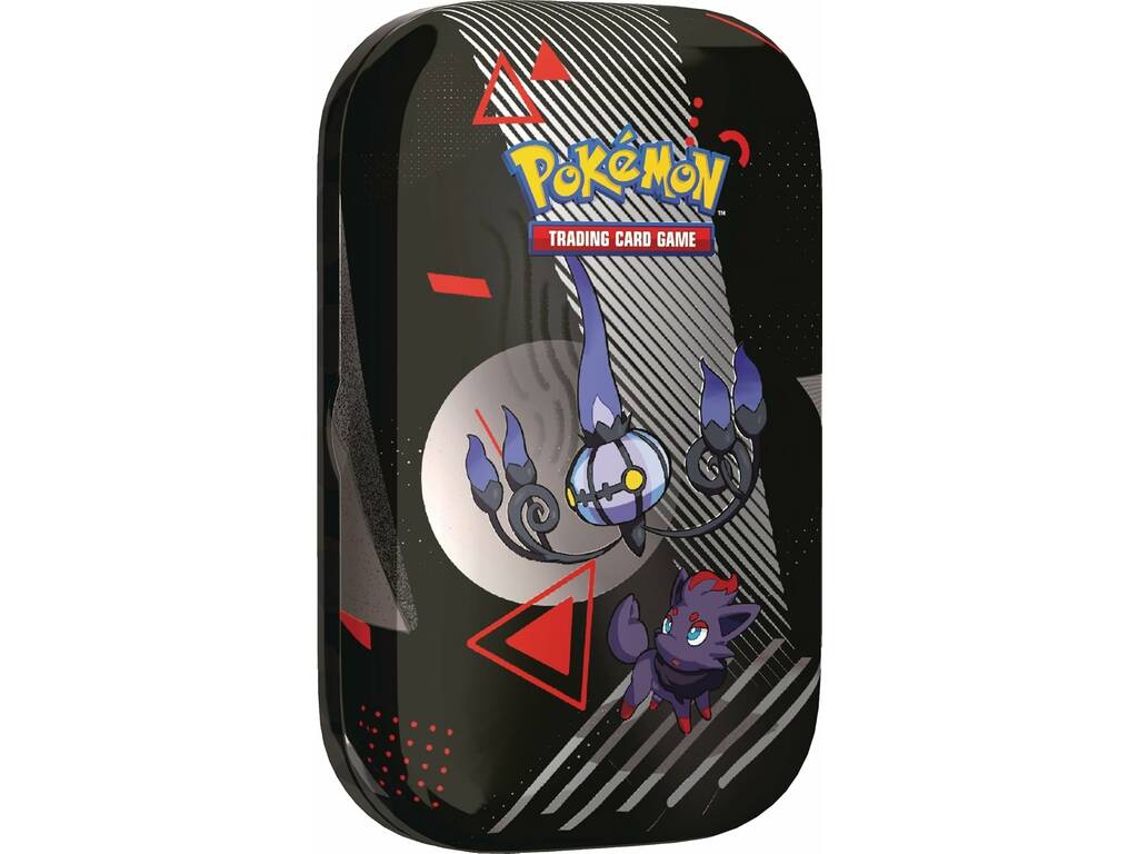Pokémon TCG Scarlet & Violet Black Glow & White Flame Mini Tin con 2 buste