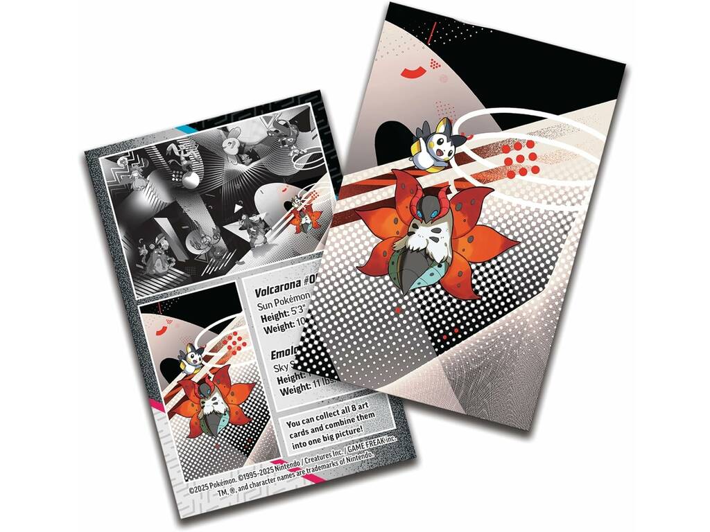 Pokémon TCG Scarlet & Violet Black Glow & White Flame Mini Tin con 2 buste